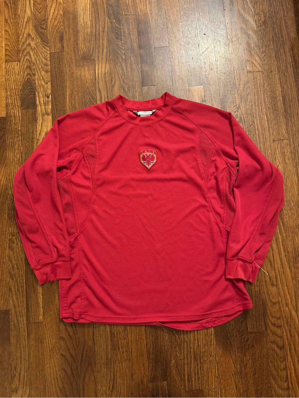 Vintage Nike Netherlands long sleeve soccer jersey size large